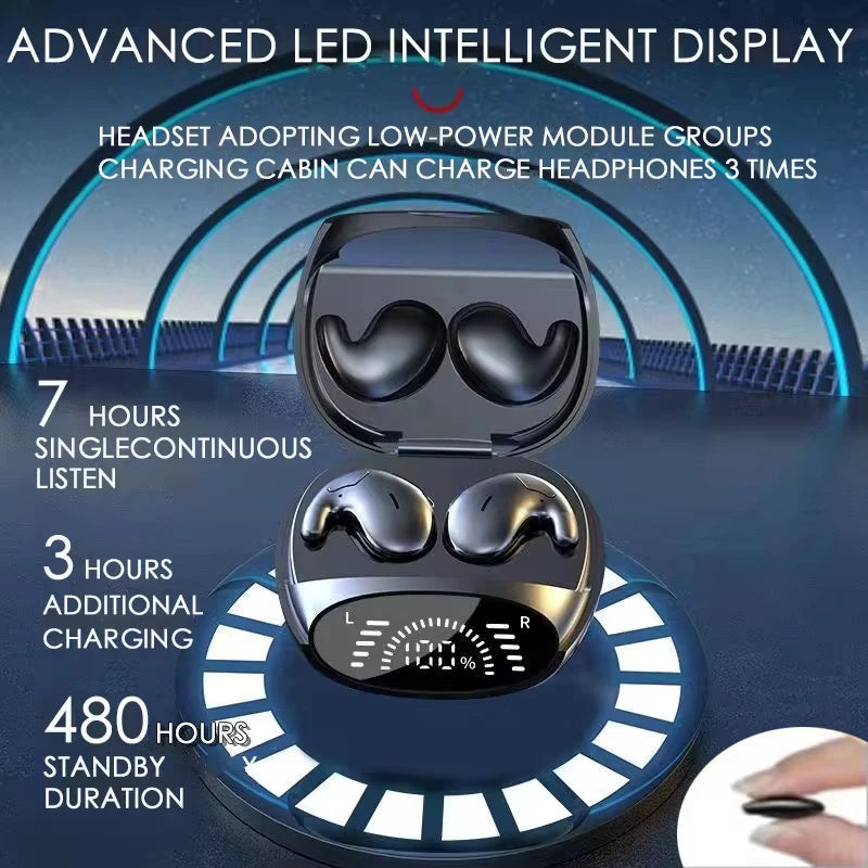 Xiaomi Mijia Sleep Invisible Earbuds Tiny Headphone Sport Stereo Bluetooth 5.3 Earphone Hidden Noise Cancelling Wireless Headset