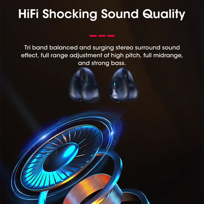 Xiaomi Mijia Bone Conduction TWS Earbuds Hifi Sound Earcuffs Ear Earring Wireless Bluetooth Earphones Auriculares Sport Headset