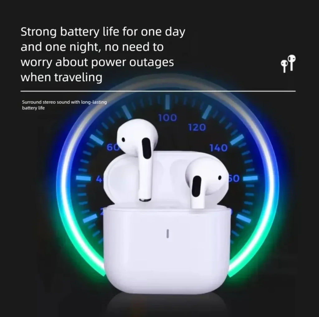 2025 TWS Air Pro Wireless Bluetooth Earphones HiFI Stereo Sound Noise Cancelling Sports In-Ear Music Earbuds for iPhone Android