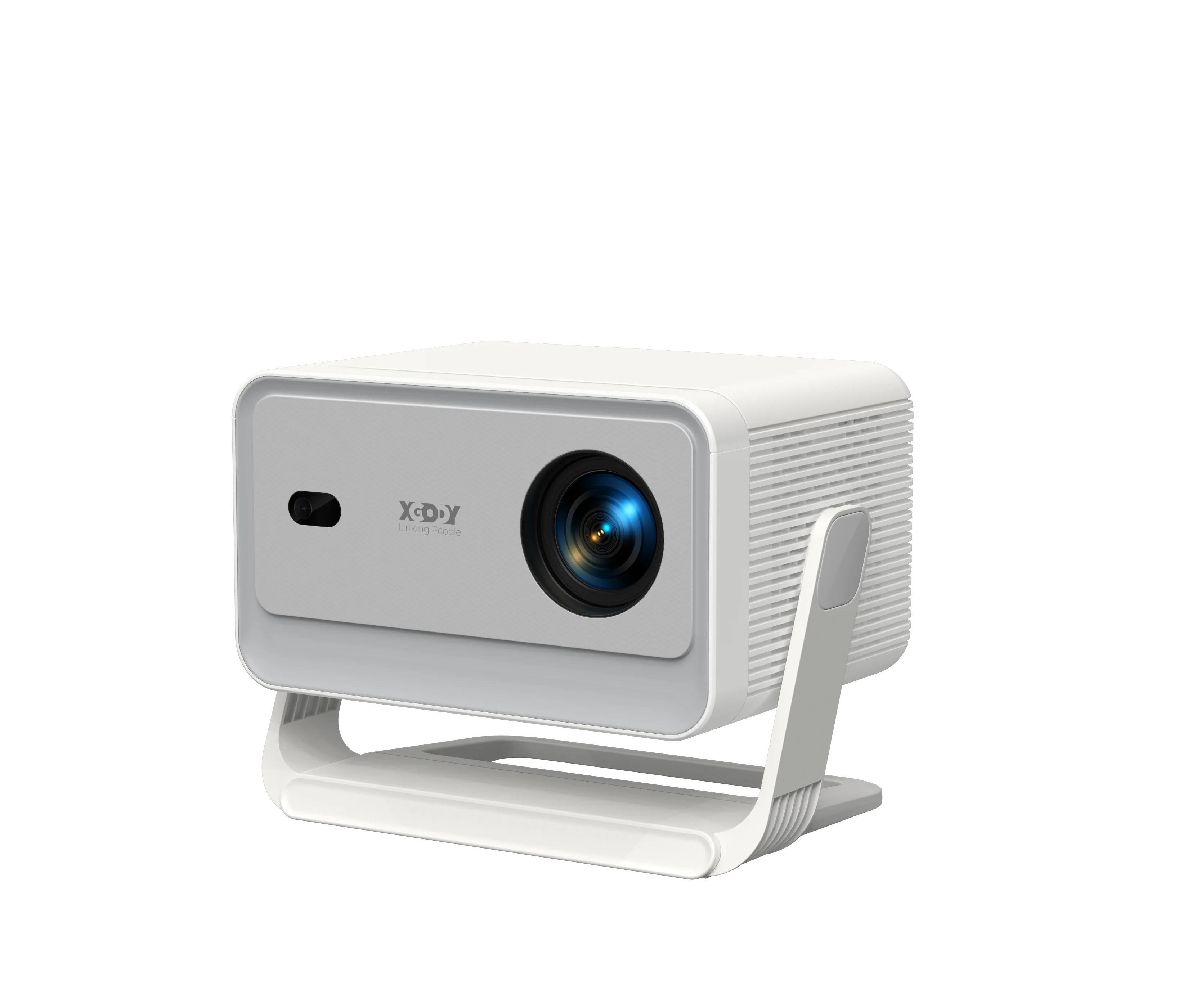 XGODY Projector N6 Pro Netflix Officially 4K Voice Control Smart Android TV Whale OS 32GB ROM for Outdoor Movie Home Theater