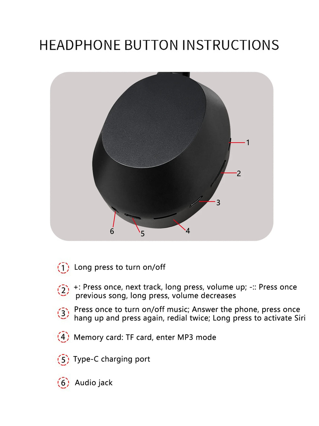 Bluetooth headset, high sound quality wireless call, intelligent noise reduction, long endurance sports gaming Bluetooth headset