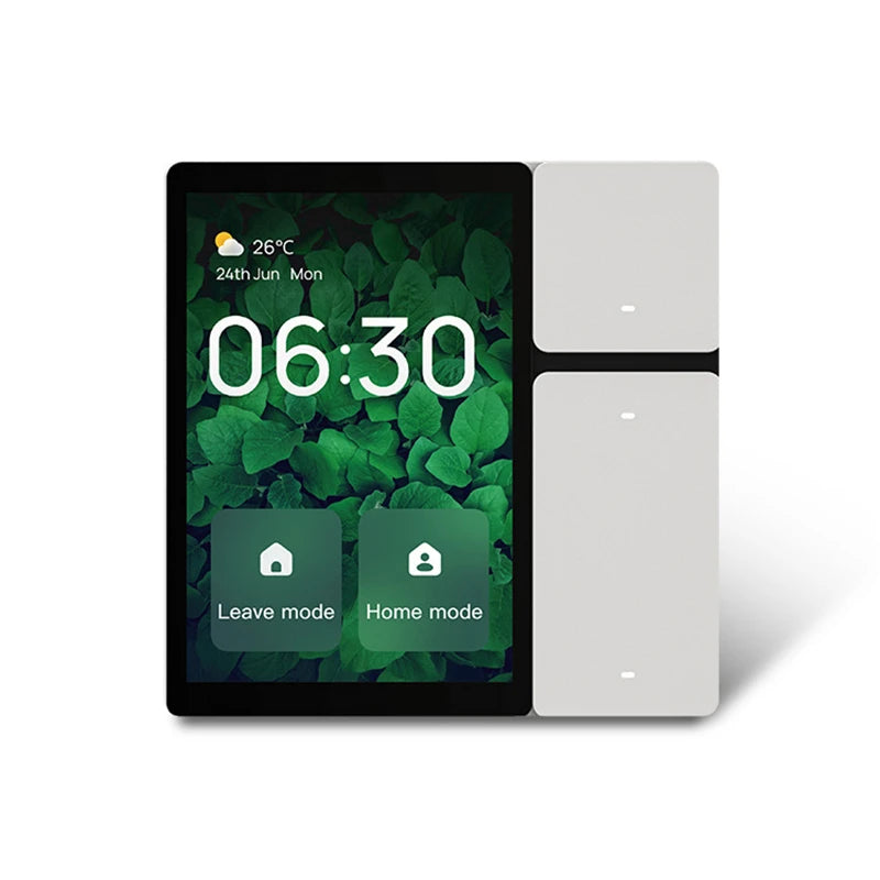TUYA smart central control panel mini Scene mode Touch screen 3 Relays Built-in IR remote control Bluetooths Sigmesh Alexa Voice