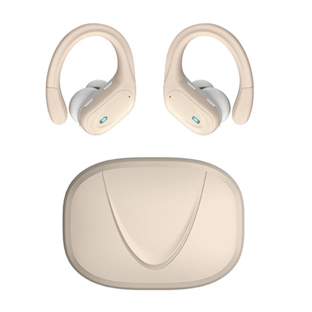 Sport Wireless Headphone TWS Wireless Earphones Bluetooth 5.3 Earbuds with ENC Noise Cancellation Mic IP7 Waterproof for Running