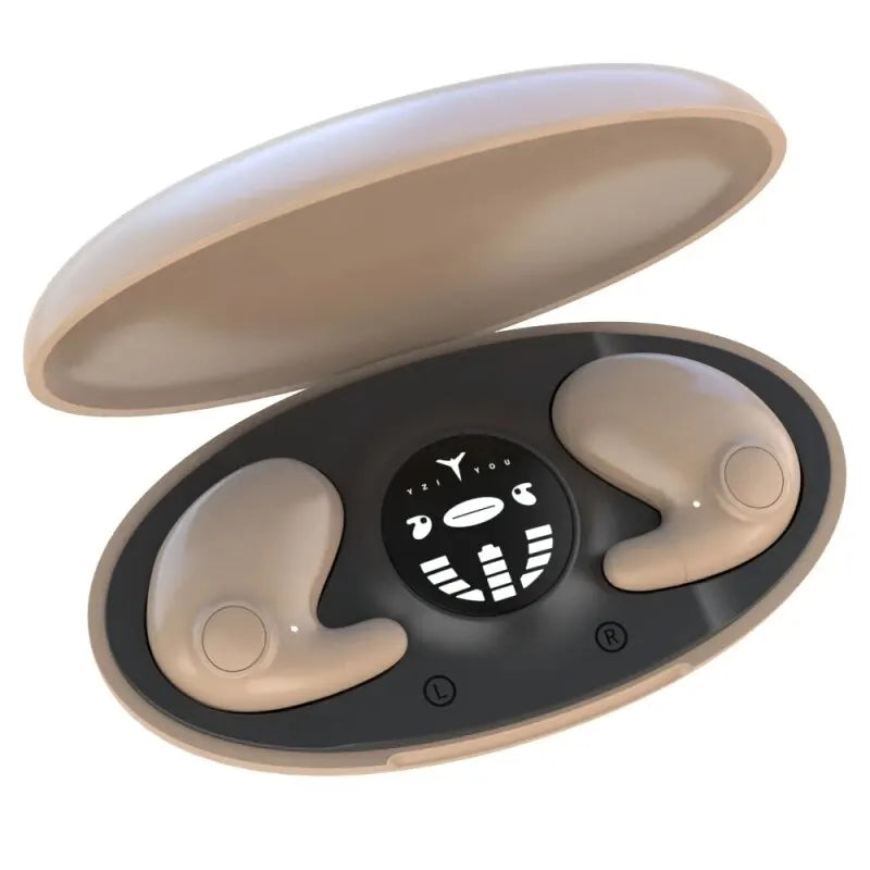 Invisible Sleep Wireless Earphone TWS Bluetooth 5.3 Headphones Hidden Earbuds IPX5 Waterproof Noise Reduction Sports Headset