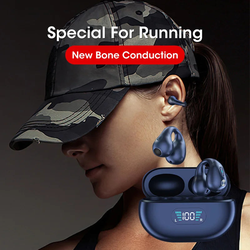 Xiaomi Mijia Bone Conduction TWS Earbuds Hifi Sound Earcuffs Ear Earring Wireless Bluetooth Earphones Auriculares Sport Headset