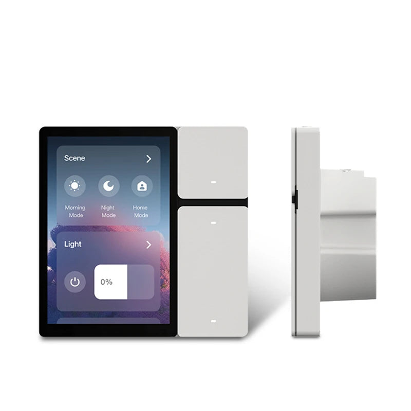 TUYA smart central control panel mini Scene mode Touch screen 3 Relays Built-in IR remote control Bluetooths Sigmesh Alexa Voice