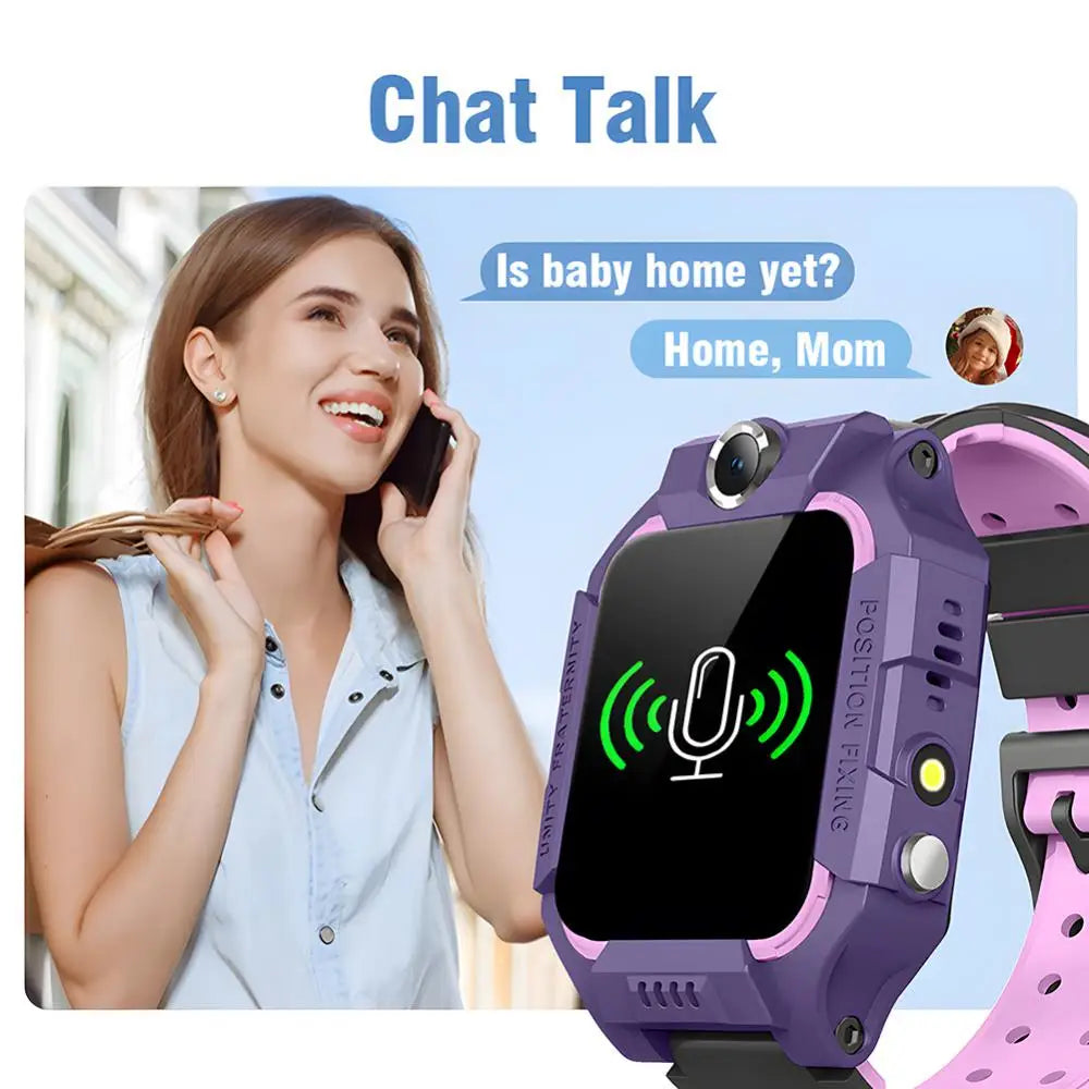 New Kids 2G Smart Watch SOS LBS Tracker Location For Children SmartWatch Camera IP67 Waterproof Learning Toy 2 Way Communication