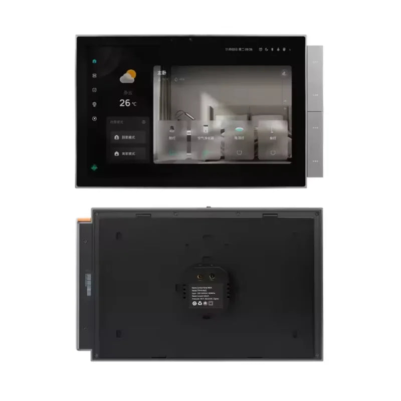 10.1-Inch Smart Control Panel Max with Built-in BLE Mesh Hub Works with Tuya App IR Device Zigbee Hub Built-In Building Intercom