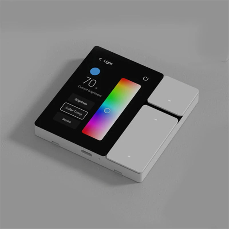TUYA smart central control panel mini Scene mode Touch screen 3 Relays Built-in IR remote control Bluetooths Sigmesh Alexa Voice