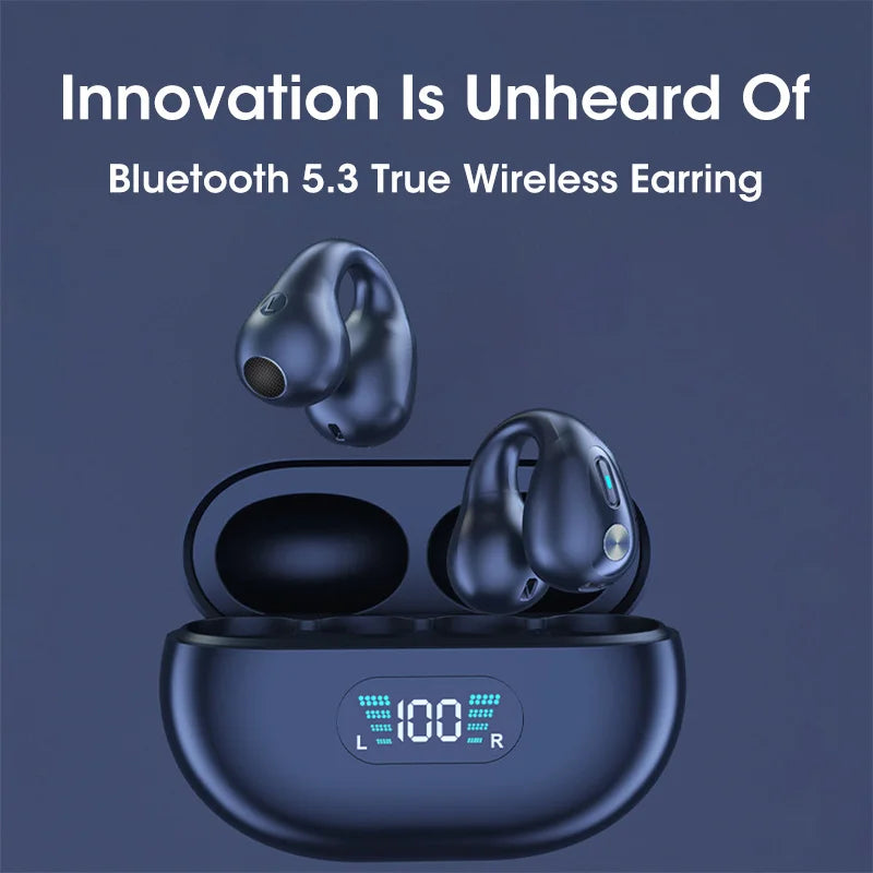 Xiaomi Mijia Bone Conduction TWS Earbuds Hifi Sound Earcuffs Ear Earring Wireless Bluetooth Earphones Auriculares Sport Headset