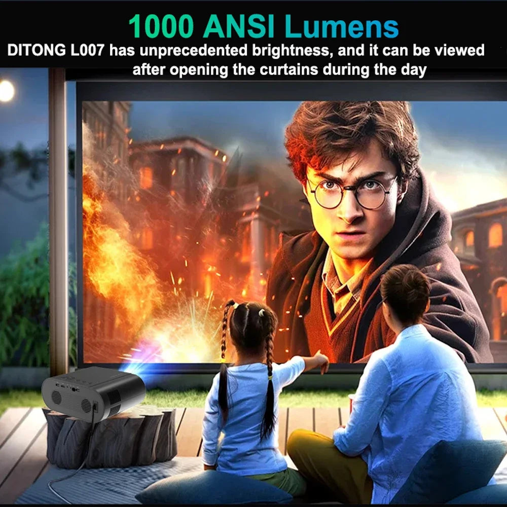 DITONG Full HD 1080P Projector 5G LED 4K Auto Keystone Video Proyector Movie Beam Android Projectors Home Theater Cinema Beamer